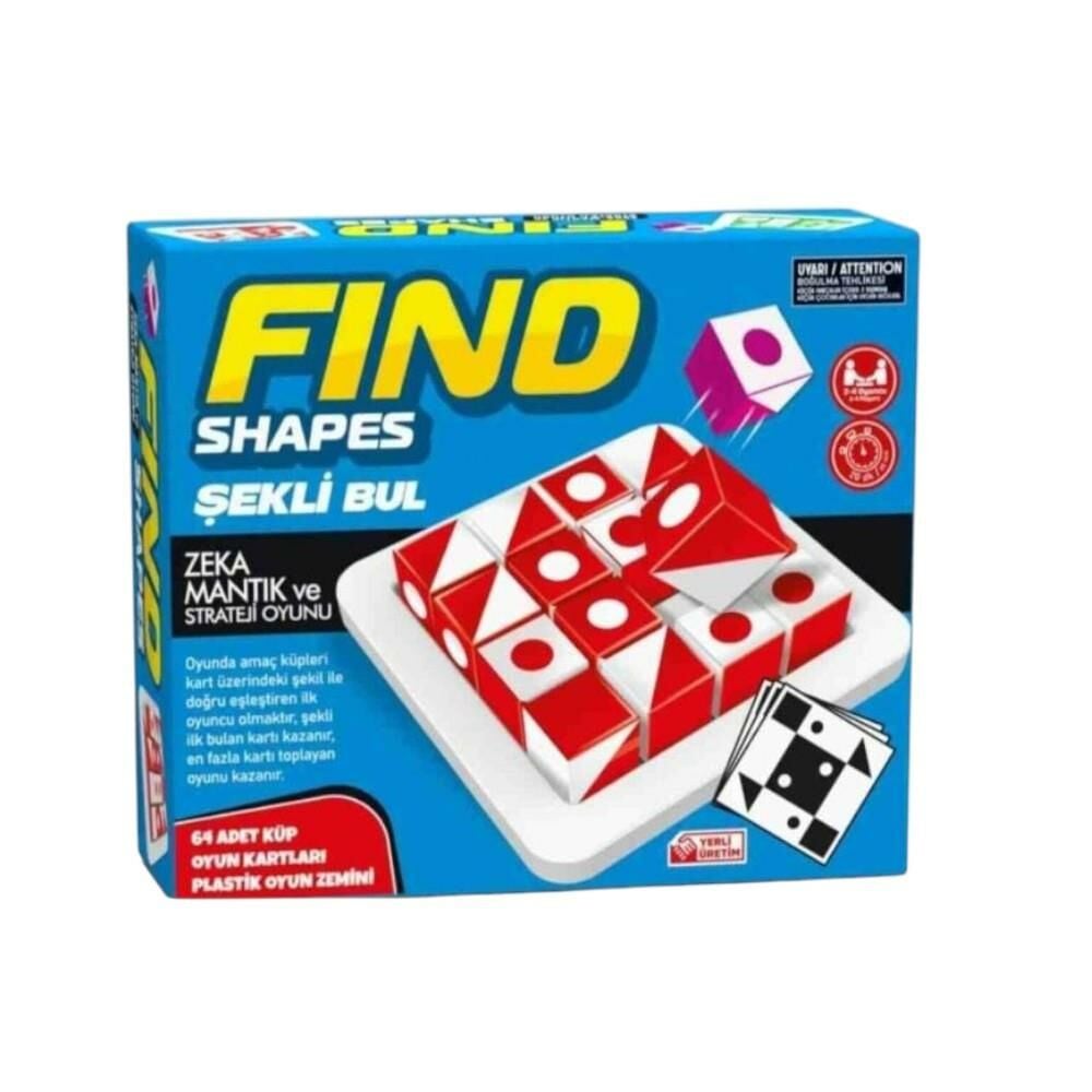 Fınd Shapes (Şekli Bul - QBİTZ) Renkli Küpler Zeka-mantık Ve Strateji Oyunu