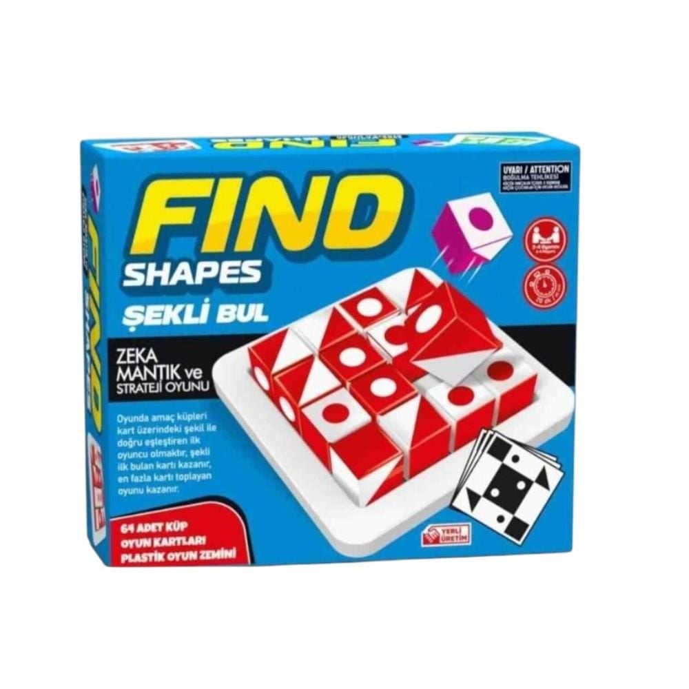 Fınd Shapes (Şekli Bul - QBİTZ) Renkli Küpler Zeka-mantık Ve Strateji Oyunu