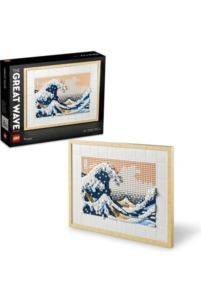 LEGO ® Art Hokusai – Büyük Dalga 31208 - Yetişkinler için Japon Tablo Yapım Seti (1810 Parça)