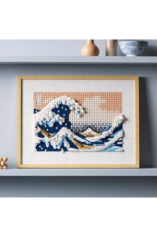 LEGO ® Art Hokusai – Büyük Dalga 31208 - Yetişkinler için Japon Tablo Yapım Seti (1810 Parça)