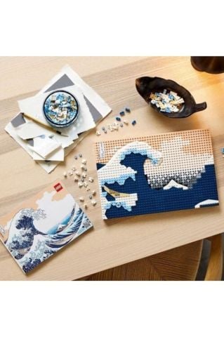LEGO ® Art Hokusai – Büyük Dalga 31208 - Yetişkinler için Japon Tablo Yapım Seti (1810 Parça)