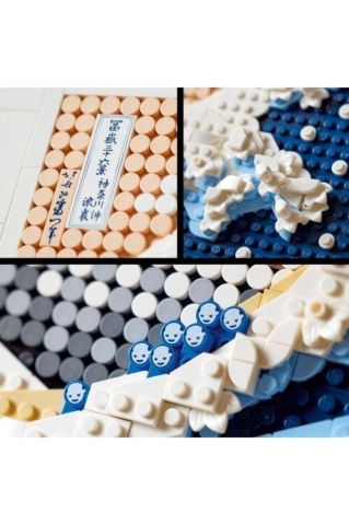 LEGO ® Art Hokusai – Büyük Dalga 31208 - Yetişkinler için Japon Tablo Yapım Seti (1810 Parça)