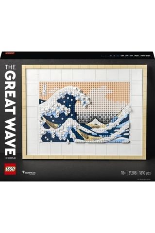 LEGO ® Art Hokusai – Büyük Dalga 31208 - Yetişkinler için Japon Tablo Yapım Seti (1810 Parça)