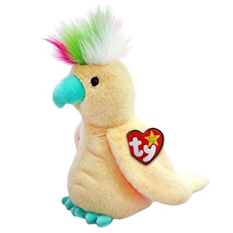 TY Beanie Babies Krem Kakadu Pompom 20 Cm