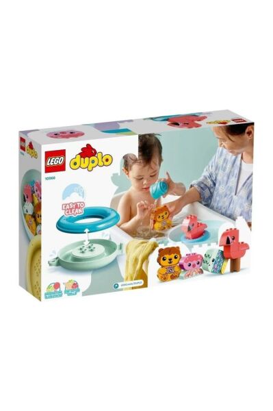 LEGO 10966 ® Duplo® Banyo Zamanı Eğlencesi: Yüzen Hayvan Adası, 20 Parça, +1,5 Yaş