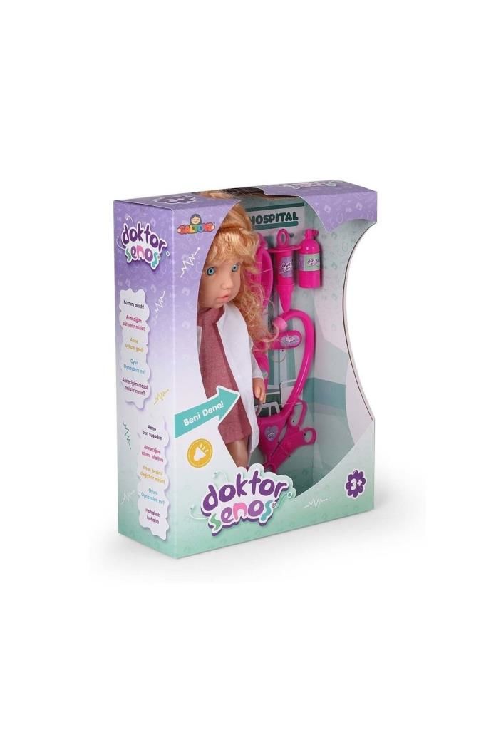 Unisex Çocuk Pembe Senoş Doktor Bebek Oyuncak