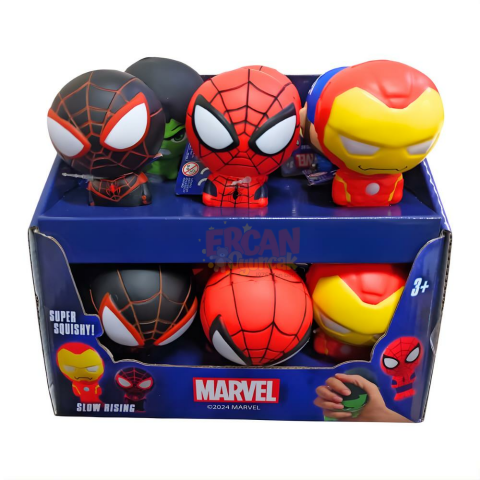 Marvel Slow Rising Squishy Figür - 9 cm. (5 Asorti)