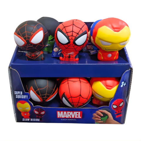 Marvel Slow Rising Squishy Figür - 9 cm. (5 Asorti)
