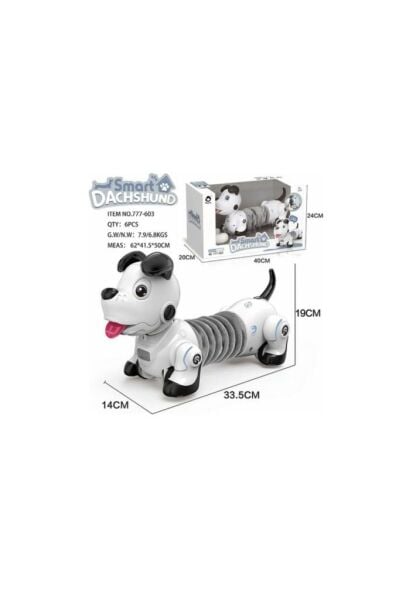 Uzaktan Kumandalı Işıklı ve Sesli Akıllı Robot Köpek