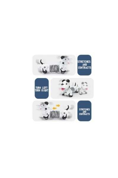 Uzaktan Kumandalı Işıklı ve Sesli Akıllı Robot Köpek