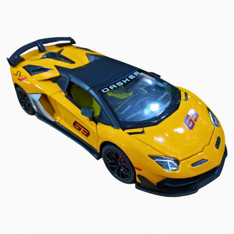 Seher 1:24 Sesli Işıklı Metal Model Araba Çek Bırak 6'lı Display