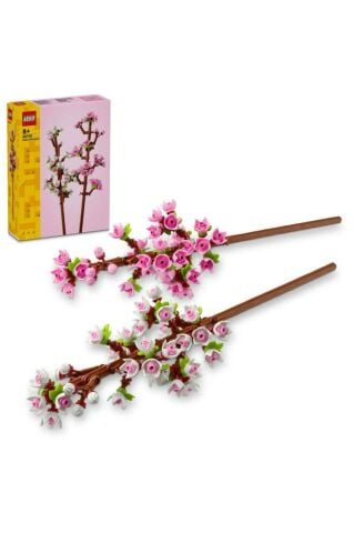 LEGO ® Kiraz Çiçekleri İnşa Edilebilen Çiçek Buketi 40725 - 8 Yaş+ İçin Yapım Seti (430 Parça)