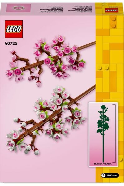 LEGO ® Kiraz Çiçekleri İnşa Edilebilen Çiçek Buketi 40725 - 8 Yaş+ İçin Yapım Seti (430 Parça)