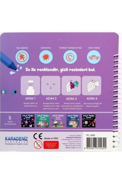 Lino Aqua Magic Mevsimler Sihirli Boyama Kitabı