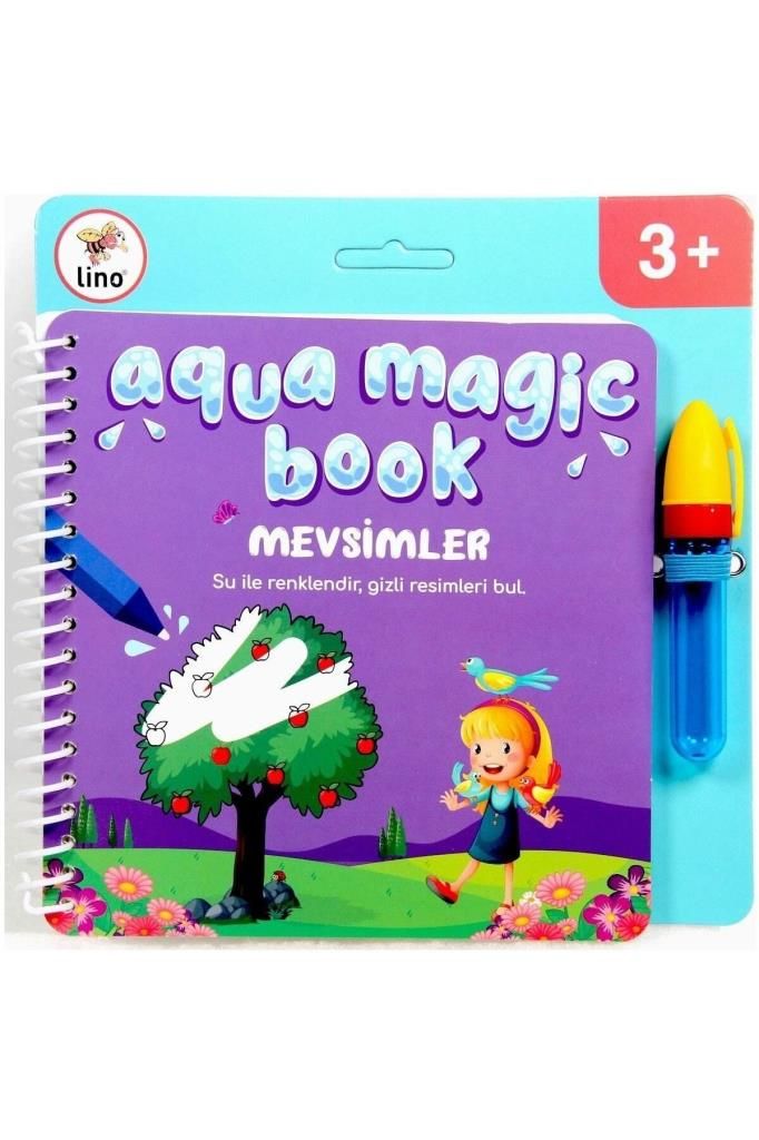 Lino Aqua Magic Mevsimler Sihirli Boyama Kitabı