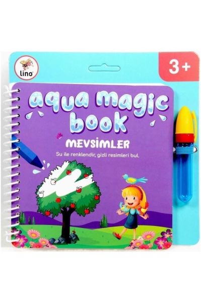 Lino Aqua Magic Mevsimler Sihirli Boyama Kitabı