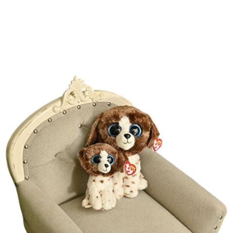 Ty Muddles Beanie Boo Kahverengi Beyaz Köpek 15 cm