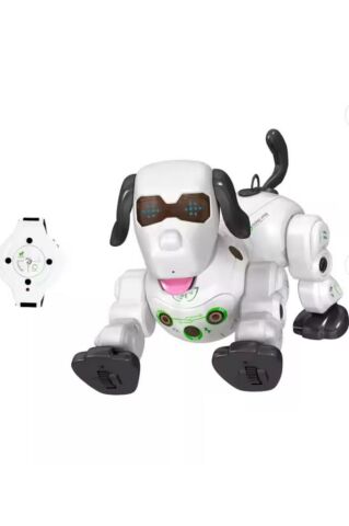 Uzaktan Kumandali Işikli Ve Sesli Sensörlü Akilli Köpek