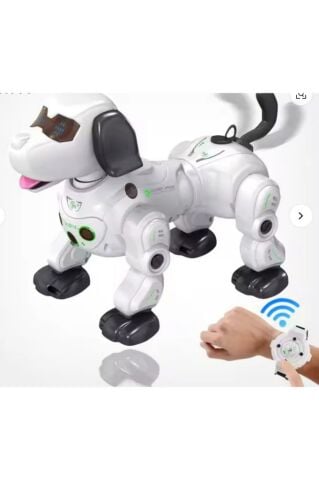 Uzaktan Kumandali Işikli Ve Sesli Sensörlü Akilli Köpek