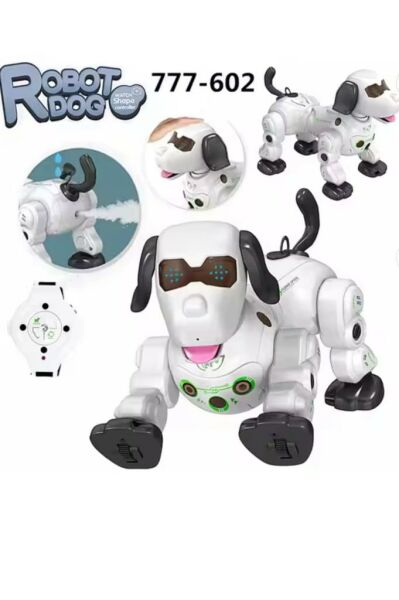 Uzaktan Kumandali Işikli Ve Sesli Sensörlü Akilli Köpek
