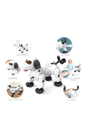 Uzaktan Kumandali Işikli Ve Sesli Sensörlü Akilli Köpek