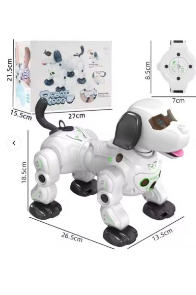 Uzaktan Kumandali Işikli Ve Sesli Sensörlü Akilli Köpek