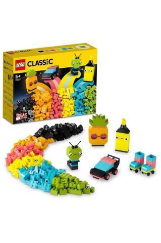LEGO ® Classic Yaratıcı Neon Eğlence 11027 - 5 Yaş ve Üzeri Çocuklar için Yapım Seti (333 Parça)