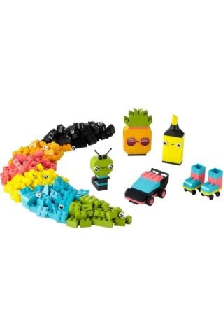 LEGO ® Classic Yaratıcı Neon Eğlence 11027 - 5 Yaş ve Üzeri Çocuklar için Yapım Seti (333 Parça)