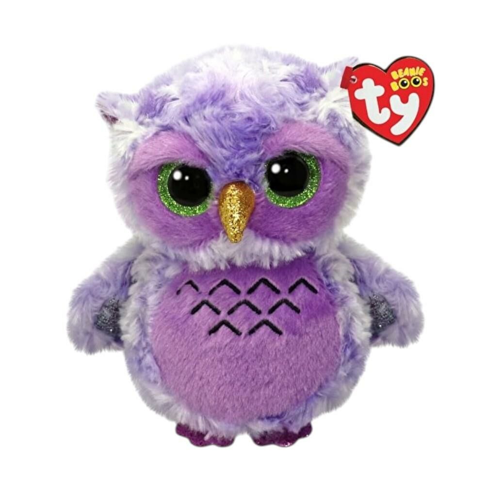TY Beanie Boos Mor Baykuş Owlivia 15 Cm