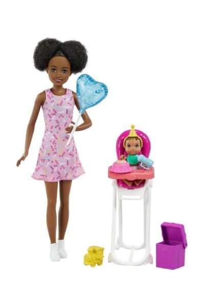 Barbie Bebek Bakıcısı Seti