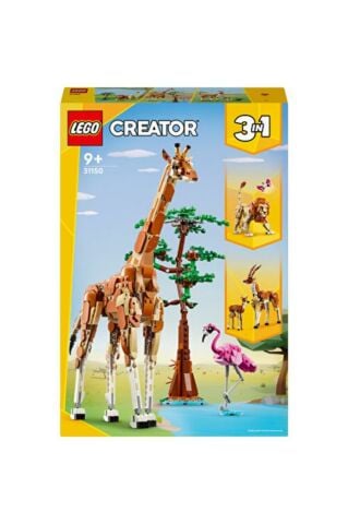 LEGO ® Creator Vahşi Safari Hayvanları 31150 - 3’ü 1 Arada Yaratıcı Oyuncak Yapım Seti (780 Parça)