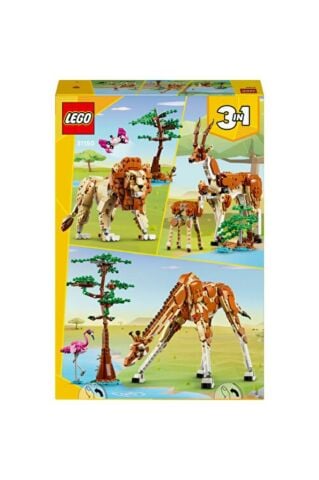 LEGO ® Creator Vahşi Safari Hayvanları 31150 - 3’ü 1 Arada Yaratıcı Oyuncak Yapım Seti (780 Parça)