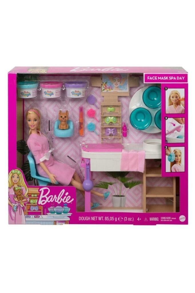 Barbie Yüz Bakımı Yapıyor Oyun Seti