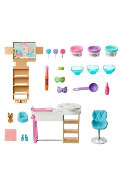 Barbie Yüz Bakımı Yapıyor Oyun Seti