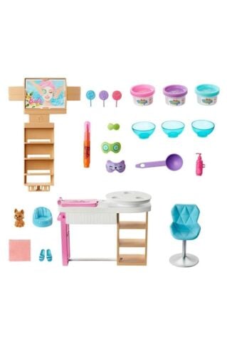 Barbie Yüz Bakımı Yapıyor Oyun Seti