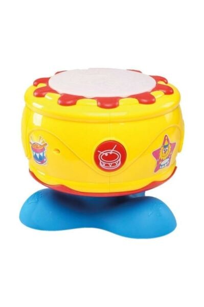 Pilli Işıklı Sesli Kaya Davul