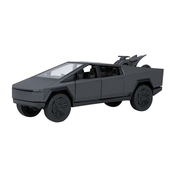 Çek Bırak Işıklı ve Sesli Kapıları Açılan Truck Metal Jeep 1:24