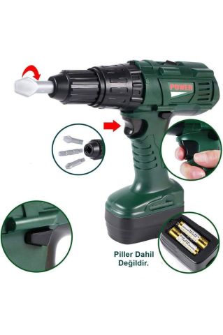 Power Tools Pilli Matkap Seti