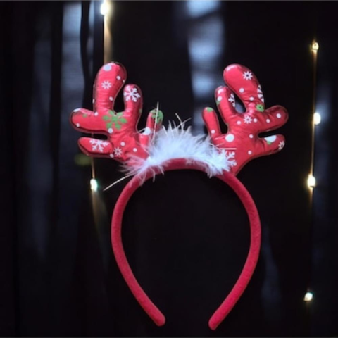 Yılbaşı Boynuzlu Motifli Taç