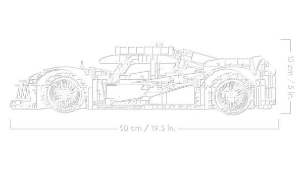LEGO 42156 Technic Peugeot 9x8 24h Le Mans Hybrid Hypercar