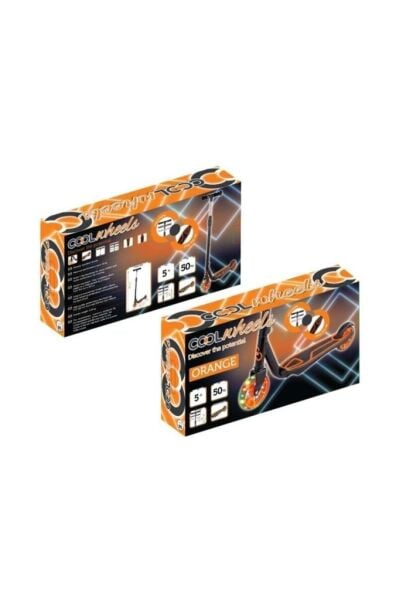 Cool Wheels Scooter - Turuncu +5 Işıklı