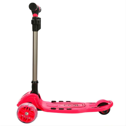 Cool Wheels 3 Tekerlekli Işıklı Maxi Scooter Pembe