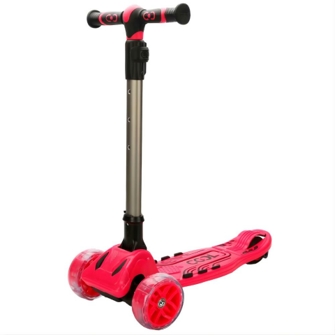 Cool Wheels 3 Tekerlekli Işıklı Maxi Scooter Pembe