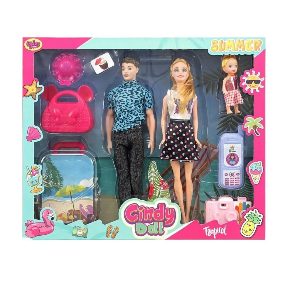 Cindy Doll 02455 Aile Tatil Seti