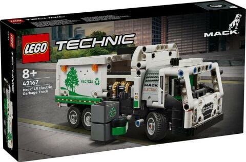 LEGO ® Technic Mack® LR Electric Çöp Kamyonu 42167 - Yaratıcı Oyuncak Model Yapım Seti (503 Parça)