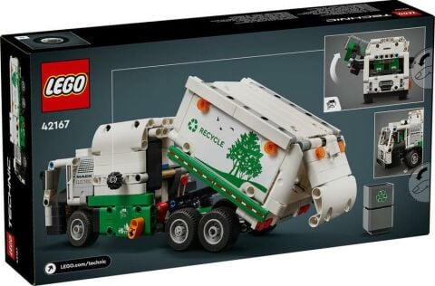 LEGO ® Technic Mack® LR Electric Çöp Kamyonu 42167 - Yaratıcı Oyuncak Model Yapım Seti (503 Parça)