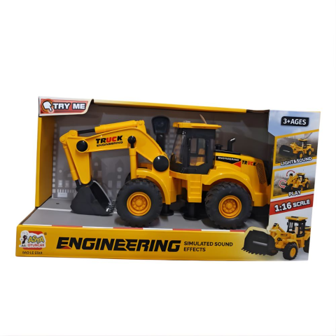 1:16 Sesli Işıklı Pilli Dozer