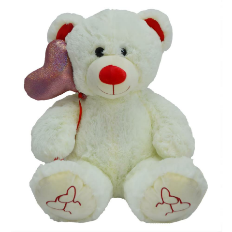 Peluş 50 Cm Kalpli Ayı