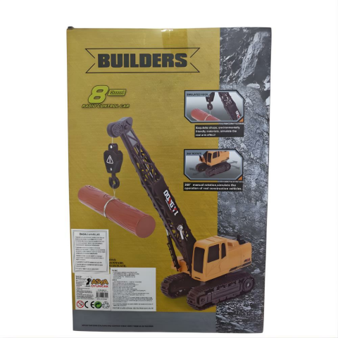 1:18 Uzaktan Kumandalı Şarjlı Vinç