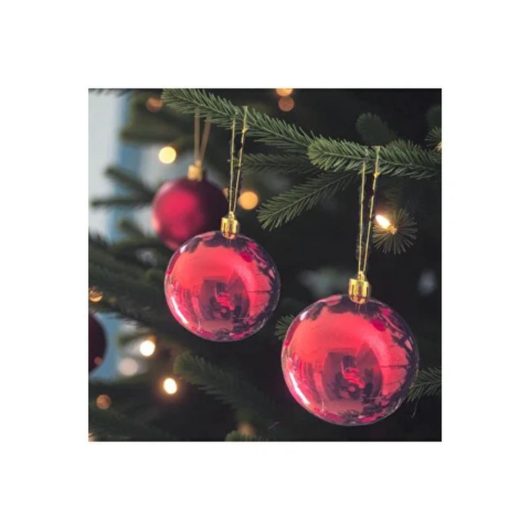 Yılbaşı Topu Bordo 8cm